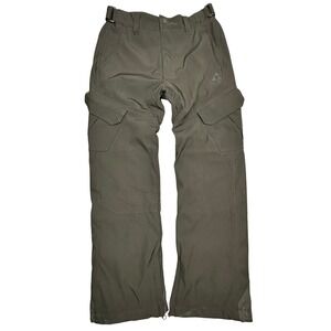 Gerry Snow Pants Size M Black Softshell Fleece Lined Cargo Ski Pants New